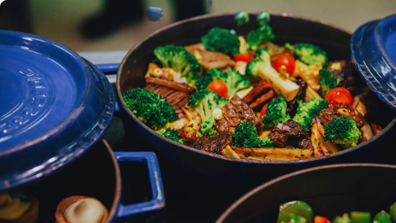 A family-style braise portioned for the week in a Waterloo home kitchen